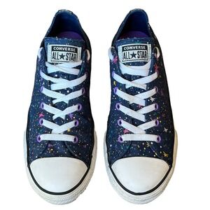 Converse Chuck Taylor All Star Galaxy Sneakers Navy Wom 7.5 Youth 6 UK5.5 EU38.5